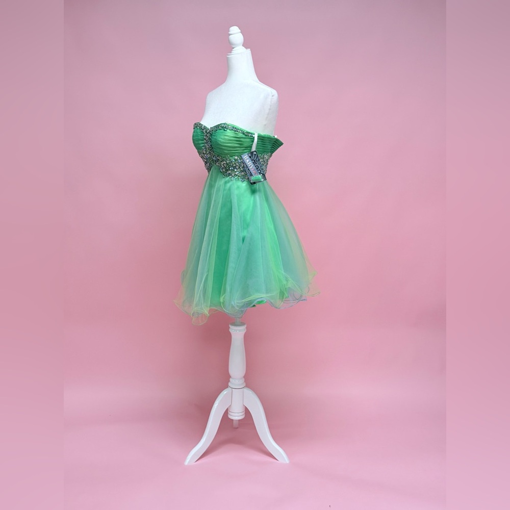 Mac Duggal Lime Colored Dress - Picture 10 of 12